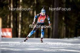 22.02.2020, Antholz, Italy (ITA): Grete Gaim (EST) - IBU World Championships Biathlon, relay women, Antholz (ITA). www.nordicfocus.com. © Modica/NordicFocus. Every downloaded picture is fee-liable.