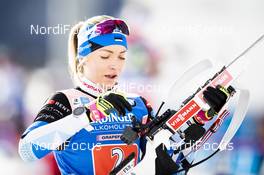 20.02.2020, Antholz, Italy (ITA): Regina Oja (EST) - IBU World Championships Biathlon, single mixed relay, Antholz (ITA). www.nordicfocus.com. © Modica/NordicFocus. Every downloaded picture is fee-liable.