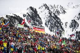 20.02.2020, Antholz, Italy (ITA): Spectators   - IBU World Championships Biathlon, single mixed relay, Antholz (ITA). www.nordicfocus.com. © Modica/NordicFocus. Every downloaded picture is fee-liable.