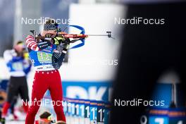 20.02.2020, Antholz, Italy (ITA): Sean Doherty (USA) - IBU World Championships Biathlon, single mixed relay, Antholz (ITA). www.nordicfocus.com. © Modica/NordicFocus. Every downloaded picture is fee-liable.