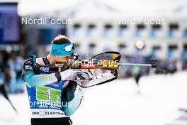 20.02.2020, Antholz, Italy (ITA): Emilien Jacquelin (FRA) - IBU World Championships Biathlon, single mixed relay, Antholz (ITA). www.nordicfocus.com. © Modica/NordicFocus. Every downloaded picture is fee-liable.