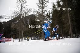 20.02.2020, Antholz, Italy (ITA): Dorothea Wierer (ITA), Regina Oja (EST), (l-r) - IBU World Championships Biathlon, single mixed relay, Antholz (ITA). www.nordicfocus.com. © Manzoni/NordicFocus. Every downloaded picture is fee-liable.