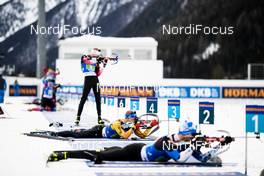 20.02.2020, Antholz, Italy (ITA): Johannes Thingnes Boe (NOR) - IBU World Championships Biathlon, single mixed relay, Antholz (ITA). www.nordicfocus.com. © Modica/NordicFocus. Every downloaded picture is fee-liable.