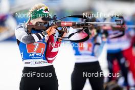 20.02.2020, Antholz, Italy (ITA): Lisa Theresa Hauser (AUT) - IBU World Championships Biathlon, single mixed relay, Antholz (ITA). www.nordicfocus.com. © Modica/NordicFocus. Every downloaded picture is fee-liable.