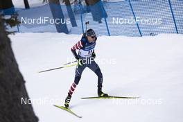 15.02.2020, Antholz, Italy (ITA): Leif Nordgren (USA) - IBU World Championships Biathlon, sprint men, Antholz (ITA). www.nordicfocus.com. © Manzoni/NordicFocus. Every downloaded picture is fee-liable.