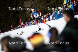 15.02.2020, Antholz, Italy (ITA): Erlend Bjoentegaard (NOR) - IBU World Championships Biathlon, sprint men, Antholz (ITA). www.nordicfocus.com. © Modica/NordicFocus. Every downloaded picture is fee-liable.