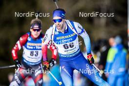 15.02.2020, Antholz, Italy (ITA): Serafin Wiestner (SUI) - IBU World Championships Biathlon, sprint men, Antholz (ITA). www.nordicfocus.com. © Modica/NordicFocus. Every downloaded picture is fee-liable.