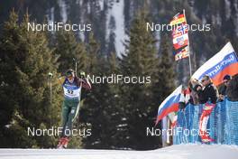 15.02.2020, Antholz, Italy (ITA): Vytautas Strolia (LTU) - IBU World Championships Biathlon, sprint men, Antholz (ITA). www.nordicfocus.com. © Manzoni/NordicFocus. Every downloaded picture is fee-liable.