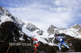 15.02.2020, Antholz, Italy (ITA): Serafin Wiestner (SUI) - IBU World Championships Biathlon, sprint men, Antholz (ITA). www.nordicfocus.com. © Modica/NordicFocus. Every downloaded picture is fee-liable.