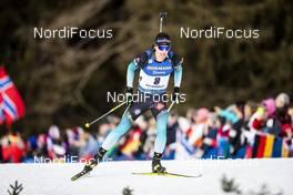 15.02.2020, Antholz, Italy (ITA): Quentin Fillon Maillet (FRA) - IBU World Championships Biathlon, sprint men, Antholz (ITA). www.nordicfocus.com. © Modica/NordicFocus. Every downloaded picture is fee-liable.