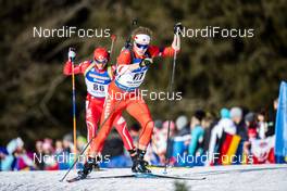15.02.2020, Antholz, Italy (ITA): Jules Burnotte (CAN) - IBU World Championships Biathlon, sprint men, Antholz (ITA). www.nordicfocus.com. © Modica/NordicFocus. Every downloaded picture is fee-liable.