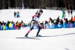 15.02.2020, Antholz, Italy (ITA): Jake Brown (USA) - IBU World Championships Biathlon, sprint men, Antholz (ITA). www.nordicfocus.com. © Modica/NordicFocus. Every downloaded picture is fee-liable.