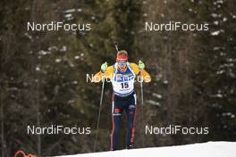 15.02.2020, Antholz, Italy (ITA): Johannes Kuehn (GER) - IBU World Championships Biathlon, sprint men, Antholz (ITA). www.nordicfocus.com. © Manzoni/NordicFocus. Every downloaded picture is fee-liable.