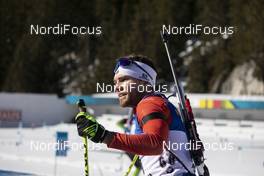 15.02.2020, Antholz, Italy (ITA): Christian Gow (CAN) - IBU World Championships Biathlon, sprint men, Antholz (ITA). www.nordicfocus.com. © Manzoni/NordicFocus. Every downloaded picture is fee-liable.