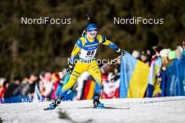15.02.2020, Antholz, Italy (ITA): Jesper Nelin (SWE) - IBU World Championships Biathlon, sprint men, Antholz (ITA). www.nordicfocus.com. © Modica/NordicFocus. Every downloaded picture is fee-liable.
