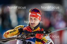 15.02.2020, Antholz, Italy (ITA): Benedikt Doll (GER) - IBU World Championships Biathlon, sprint men, Antholz (ITA). www.nordicfocus.com. © Modica/NordicFocus. Every downloaded picture is fee-liable.