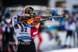 15.02.2020, Antholz, Italy (ITA): Julian Eberhard (AUT) - IBU World Championships Biathlon, sprint men, Antholz (ITA). www.nordicfocus.com. © Modica/NordicFocus. Every downloaded picture is fee-liable.
