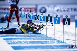 15.02.2020, Antholz, Italy (ITA): Martin Ponsiluoma (SWE) - IBU World Championships Biathlon, sprint men, Antholz (ITA). www.nordicfocus.com. © Modica/NordicFocus. Every downloaded picture is fee-liable.