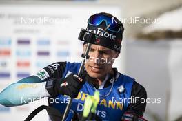 15.02.2020, Antholz, Italy (ITA): Quentin Fillon Maillet (FRA) - IBU World Championships Biathlon, sprint men, Antholz (ITA). www.nordicfocus.com. © Manzoni/NordicFocus. Every downloaded picture is fee-liable.