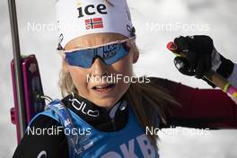 14.02.2020, Antholz, Italy (ITA): Ingrid Landmark Tandrevold (NOR) - IBU World Championships Biathlon, sprint women, Antholz (ITA). www.nordicfocus.com. © Manzoni/NordicFocus. Every downloaded picture is fee-liable.