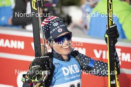 14.02.2020, Antholz, Italy (ITA): Susan Dunklee (USA) - IBU World Championships Biathlon, sprint women, Antholz (ITA). www.nordicfocus.com. © Manzoni/NordicFocus. Every downloaded picture is fee-liable.