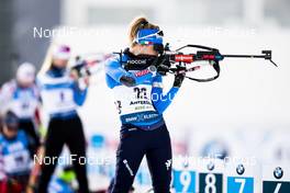 14.02.2020, Antholz, Italy (ITA): Federica Sanfilippo (ITA) - IBU World Championships Biathlon, sprint women, Antholz (ITA). www.nordicfocus.com. © Modica/NordicFocus. Every downloaded picture is fee-liable.