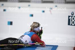 14.02.2020, Antholz, Italy (ITA): Emma Lunder (CAN) - IBU World Championships Biathlon, sprint women, Antholz (ITA). www.nordicfocus.com. © Manzoni/NordicFocus. Every downloaded picture is fee-liable.