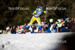 14.02.2020, Antholz, Italy (ITA): Mona Brorsson (SWE) - IBU World Championships Biathlon, sprint women, Antholz (ITA). www.nordicfocus.com. © Modica/NordicFocus. Every downloaded picture is fee-liable.