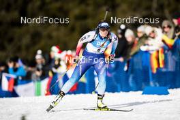 14.02.2020, Antholz, Italy (ITA): Christina Rieder (AUT) - IBU World Championships Biathlon, sprint women, Antholz (ITA). www.nordicfocus.com. © Modica/NordicFocus. Every downloaded picture is fee-liable.