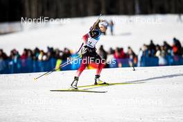 14.02.2020, Antholz, Italy (ITA): Ingrid Landmark Tandrevold (NOR) - IBU World Championships Biathlon, sprint women, Antholz (ITA). www.nordicfocus.com. © Modica/NordicFocus. Every downloaded picture is fee-liable.