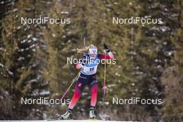 14.02.2020, Antholz, Italy (ITA): Ingrid Landmark Tandrevold (NOR) - IBU World Championships Biathlon, sprint women, Antholz (ITA). www.nordicfocus.com. © Manzoni/NordicFocus. Every downloaded picture is fee-liable.