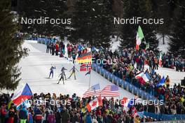 14.02.2020, Antholz, Italy (ITA): Event Feature: undefined athletes compete on the track - IBU World Championships Biathlon, sprint women, Antholz (ITA). www.nordicfocus.com. © Manzoni/NordicFocus. Every downloaded picture is fee-liable.