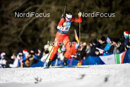 14.02.2020, Antholz, Italy (ITA): Megan Bankes (CAN) - IBU World Championships Biathlon, sprint women, Antholz (ITA). www.nordicfocus.com. © Modica/NordicFocus. Every downloaded picture is fee-liable.