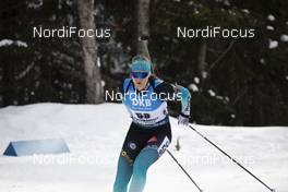 14.02.2020, Antholz, Italy (ITA): Anais Bescond (FRA) - IBU World Championships Biathlon, sprint women, Antholz (ITA). www.nordicfocus.com. © Manzoni/NordicFocus. Every downloaded picture is fee-liable.