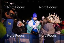 12.02.2020, Antholz, Italy (ITA): Event Feature: Interview with fans - IBU World Championships Biathlon, opening ceremony, Antholz (ITA). www.nordicfocus.com. © Manzoni/NordicFocus. Every downloaded picture is fee-liable.