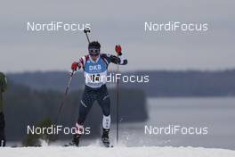 28.11.2020, Kontiolahti, Finland (FIN): Jake Brown (USA) -  IBU world cup biathlon, individual men, Kontiolahti (FIN). www.nordicfocus.com. © Manzoni/NordicFocus. Every downloaded picture is fee-liable.