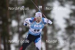 28.11.2020, Kontiolahti, Finland (FIN): Ondrej Moravec (CZE) -  IBU world cup biathlon, individual men, Kontiolahti (FIN). www.nordicfocus.com. © Manzoni/NordicFocus. Every downloaded picture is fee-liable.