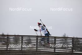 28.11.2020, Kontiolahti, Finland (FIN): Jake Brown (USA) -  IBU world cup biathlon, individual men, Kontiolahti (FIN). www.nordicfocus.com. © Manzoni/NordicFocus. Every downloaded picture is fee-liable.