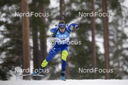 28.11.2020, Kontiolahti, Finland (FIN): Anton Smolski (BLR) -  IBU world cup biathlon, individual men, Kontiolahti (FIN). www.nordicfocus.com. © Manzoni/NordicFocus. Every downloaded picture is fee-liable.