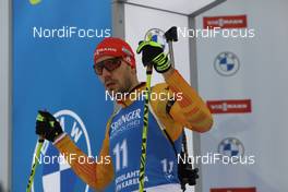 29.11.2020, Kontiolahti, Finland (FIN): Arnd Peiffer (GER) -  IBU world cup biathlon, sprint men, Kontiolahti (FIN). www.nordicfocus.com. © Manzoni/NordicFocus. Every downloaded picture is fee-liable.