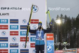 29.11.2020, Kontiolahti, Finland (FIN): Martin Ponsiluoma (SWE) -  IBU world cup biathlon, sprint men, Kontiolahti (FIN). www.nordicfocus.com. © Manzoni/NordicFocus. Every downloaded picture is fee-liable.