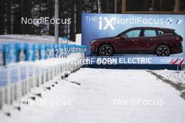 29.11.2020, Kontiolahti, Finland (FIN): Industry Feature: The new BMW iX at the shooting range -  IBU world cup biathlon, sprint men, Kontiolahti (FIN). www.nordicfocus.com. © Manzoni/NordicFocus. Every downloaded picture is fee-liable.