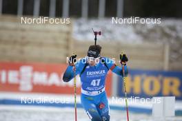 29.11.2020, Kontiolahti, Finland (FIN): Fabien Claude (FRA) -  IBU world cup biathlon, sprint men, Kontiolahti (FIN). www.nordicfocus.com. © Manzoni/NordicFocus. Every downloaded picture is fee-liable.