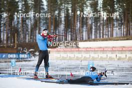 27.11.2020, Kontiolahti, Finland (FIN): Fabien Claude (FRA) -  IBU world cup biathlon, training, Kontiolahti (FIN). www.nordicfocus.com. © Manzoni/NordicFocus. Every downloaded picture is fee-liable.