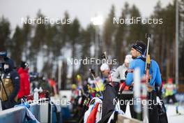 27.11.2020, Kontiolahti, Finland (FIN): Simon Desthieux (FRA) -  IBU world cup biathlon, training, Kontiolahti (FIN). www.nordicfocus.com. © Manzoni/NordicFocus. Every downloaded picture is fee-liable.