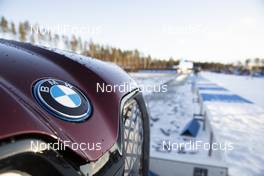 27.11.2020, Kontiolahti, Finland (FIN): Industry Feature: BMW iX at the shooting range -  IBU world cup biathlon, training, Kontiolahti (FIN). www.nordicfocus.com. © Manzoni/NordicFocus. Every downloaded picture is fee-liable.