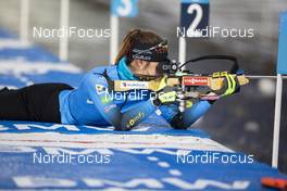 27.11.2020, Kontiolahti, Finland (FIN): Caroline Colombo (FRA) -  IBU world cup biathlon, training, Kontiolahti (FIN). www.nordicfocus.com. © Manzoni/NordicFocus. Every downloaded picture is fee-liable.