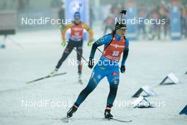 06.12.2020, Kontiolahti, Finland (FIN): Anais Bescond (FRA) -  IBU World Cup Biathlon, pursuit women, Kontiolahti (FIN). www.nordicfocus.com. © Manzoni/NordicFocus. Every downloaded picture is fee-liable.