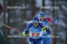 06.12.2020, Kontiolahti, Finland (FIN): Mikita Labastau (BLR) -  IBU World Cup Biathlon, relay men, Kontiolahti (FIN). www.nordicfocus.com. © Manzoni/NordicFocus. Every downloaded picture is fee-liable.
