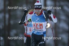 06.12.2020, Kontiolahti, Finland (FIN): Mikito Tachizaki (JPN) -  IBU World Cup Biathlon, relay men, Kontiolahti (FIN). www.nordicfocus.com. © Manzoni/NordicFocus. Every downloaded picture is fee-liable.
